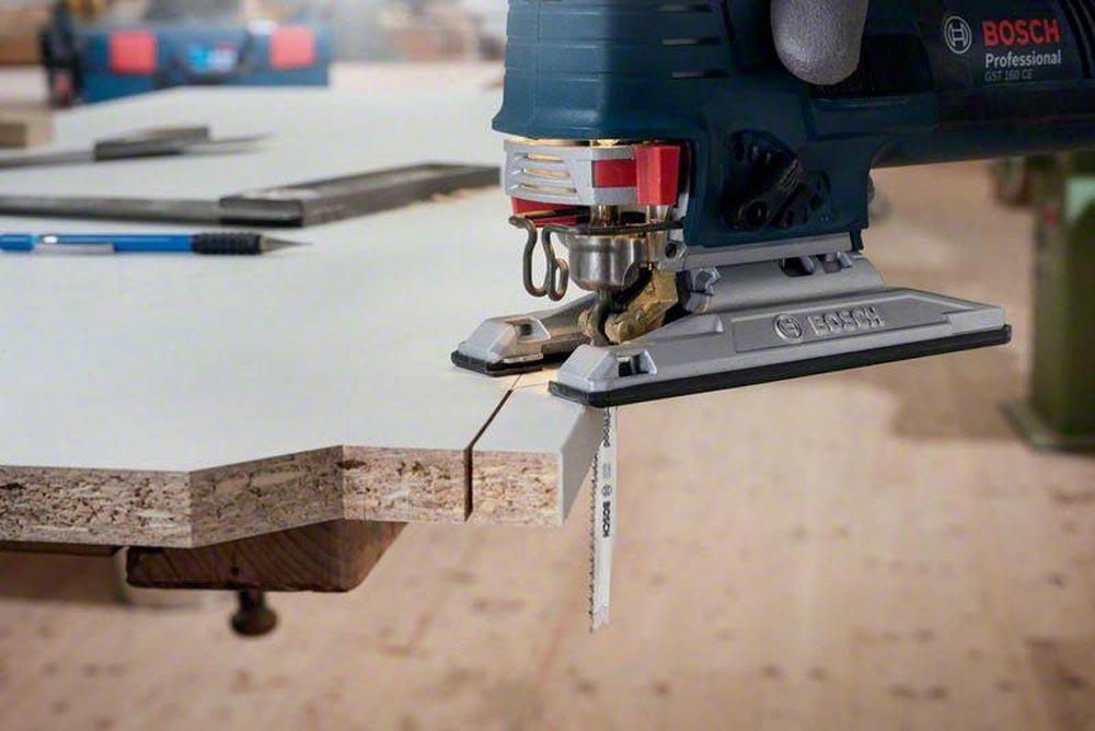 Stichsägeblatt T 301 CD Gesamtlänge 117 mm Zahnteilung 3 mm HCS 5 Stück / Karte