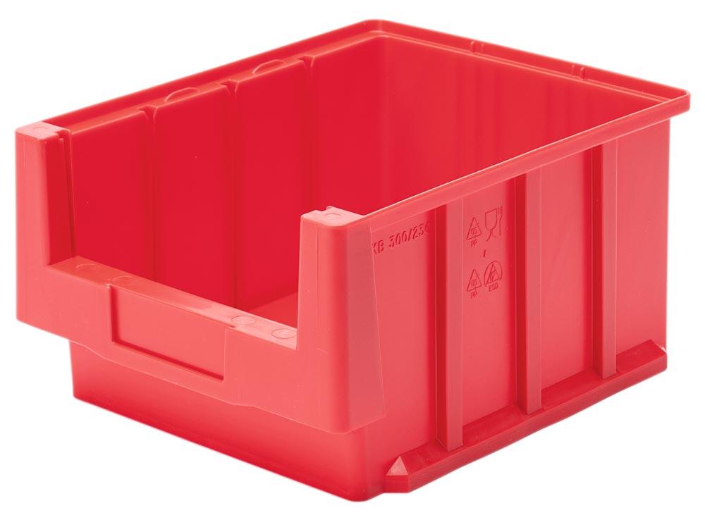 Regalkasten VKB L400xB230xH150mm rot PP LA-KA-PE