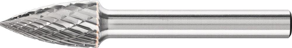 Frässtift SPG Ø 12 mm Kopflänge 25 mm Schaft-Ø 6 mm Hartmetall Verzahnung STEEL