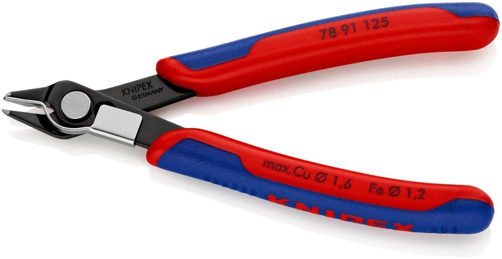 Elektronik-Seitenschneider Super-Knips® Länge 125 mm Form 8 Facette ja, sehr klein brüniert