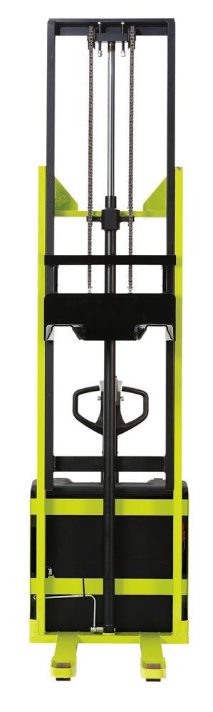 Elektrohydraulischer Stapler, mit Fahrantrieb, Traglast 1200 kg, Hubhöhe 2900 mm, OHNE Batterien und Ladegerät
