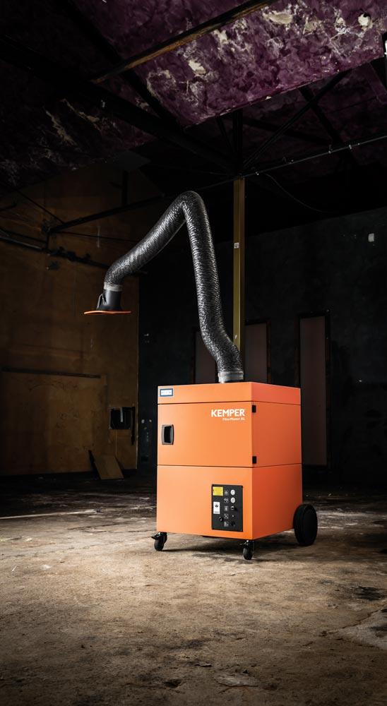 Schweißrauchfilter ProfiMaster, mit 1 Absaugarm, Schlauchausführung 2,0 m, Durchmesser 150 mm