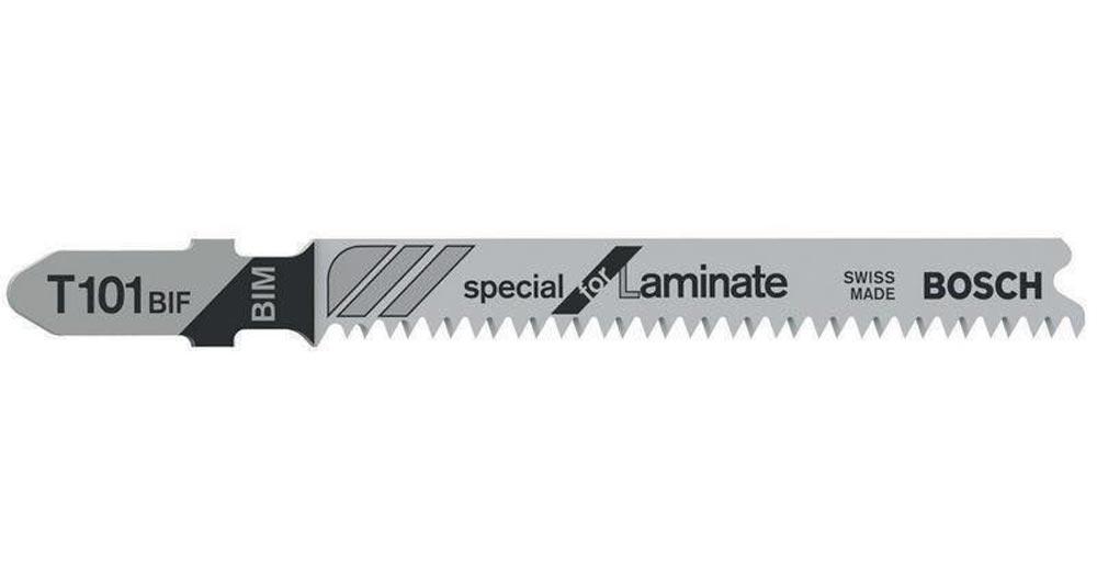 Stichsägeblatt T 101 BIF Gesamtlänge 83 mm Zahnteilung 1,7 mm BIM 5 Stück / Karte