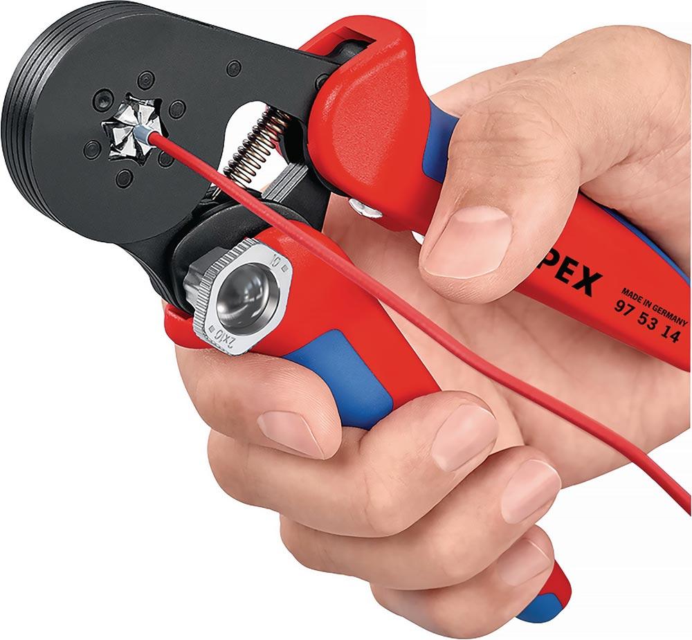 Aderendhülsenzange Gesamtlänge 180 mm 0,08 - 16 (AWG 28 - 6) mm brüniert Mehrkomponenten-Hüllen