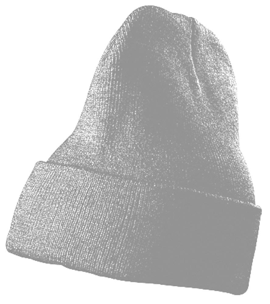 Stickmütze klassisch, Knitted Cap, light-grey-melange