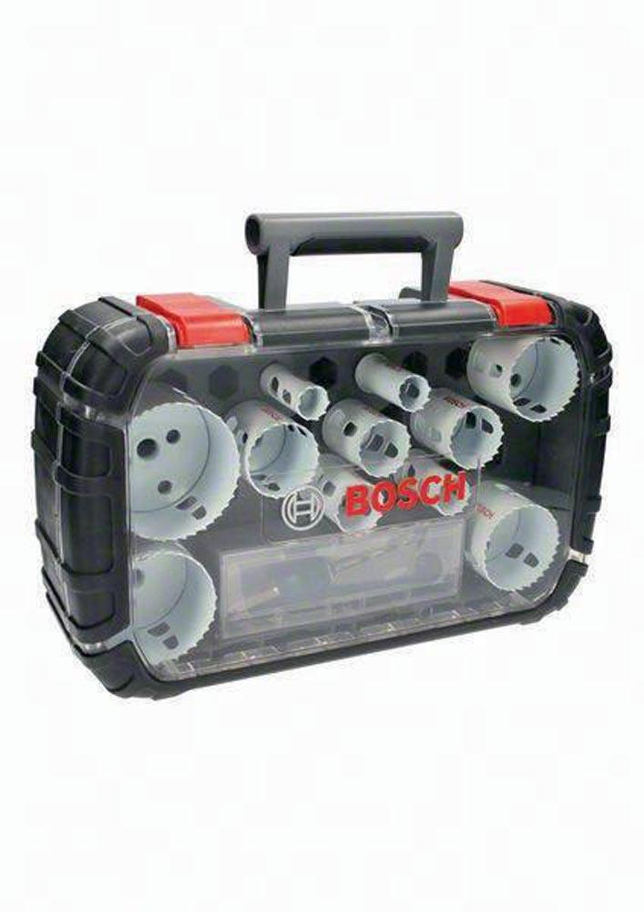 Lochsägen-Set Universal Progressor for Wood and Metal 14-teilig 20-76 mm Schnitttiefe 40 mm Bi-Metall Lochsägen-Set Universal Progressor for Wood and Metal 14-teilig 20-76 mm Schnitttiefe 40 mm Bi-Metall