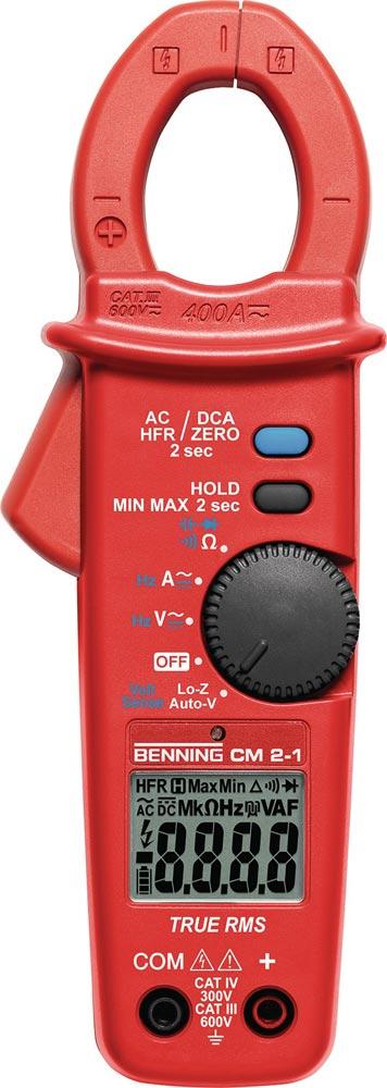 Stromzangenmultimeter CM 2-1 0,01 - 400 A CAT IV 600 V, CAT III 100 V