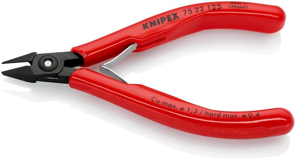Elektronik-Seitenschneider Länge 125 mm Form 2 Facette ja, klein