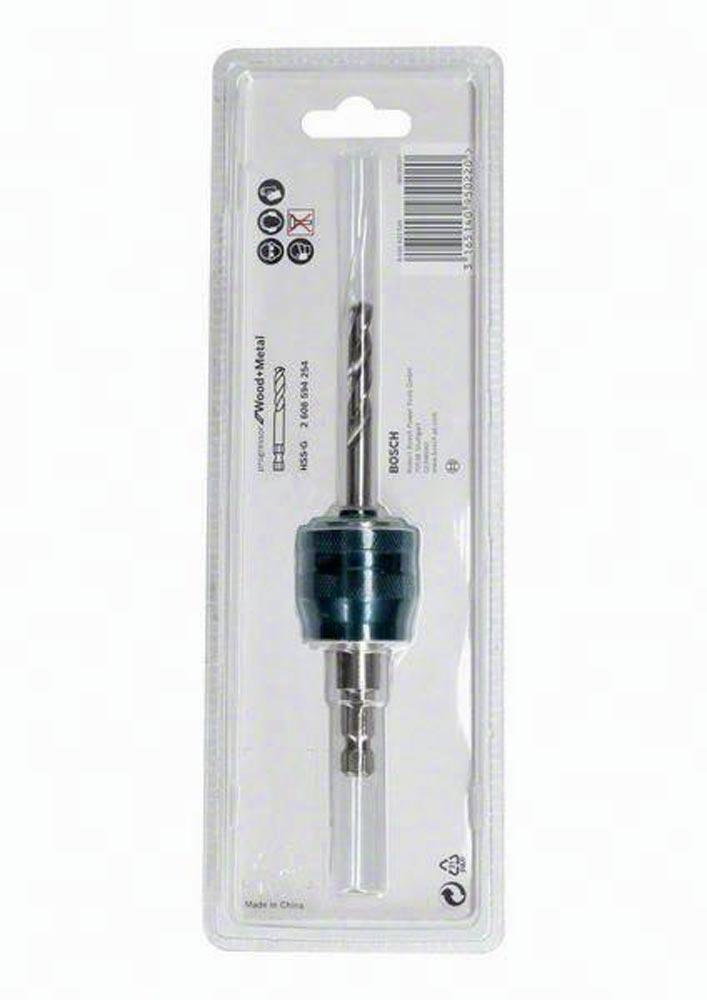 Adapter Power-Change + Hex 8,7 mm (3/8) 7,15 x 85 mm HSS-G Lochsägen 16-210 mm