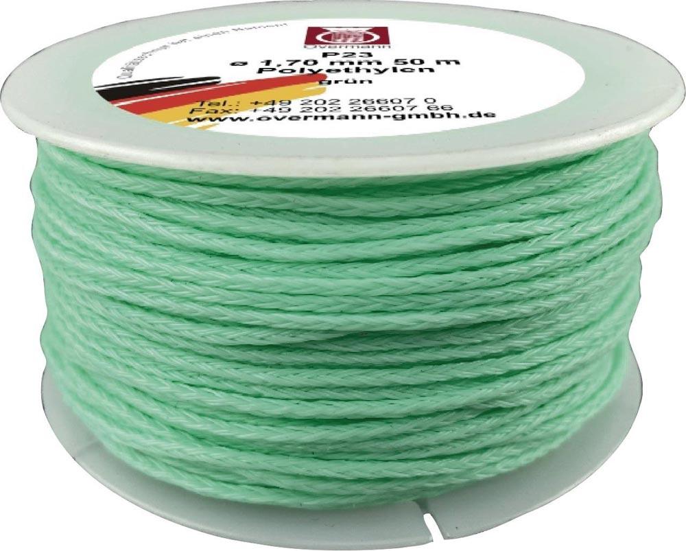 Maurerschnur Länge 50 m Ø 1,7 mm 30 kg Polyethylen grün