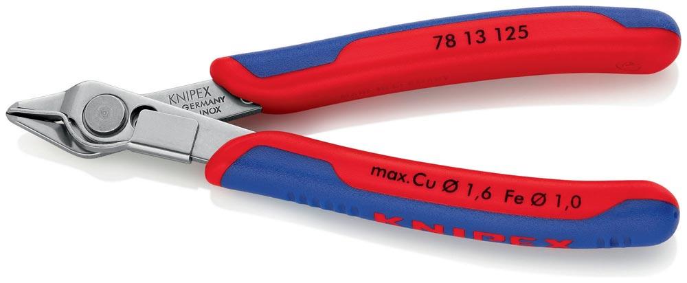 Elektronik-Seitenschneider Super-Knips® INOX Länge 125 mm Form 1 Facette nein poliert