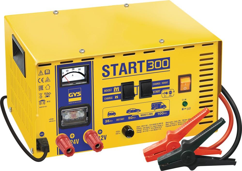 Batterieladegerät START 300 12 / 24 V Boost 12V: 10-23 / 24V: 8-17 A Batterieladegerät START 300 12 / 24 V Boost 12V: 10-23 / 24V: 8-17 A
