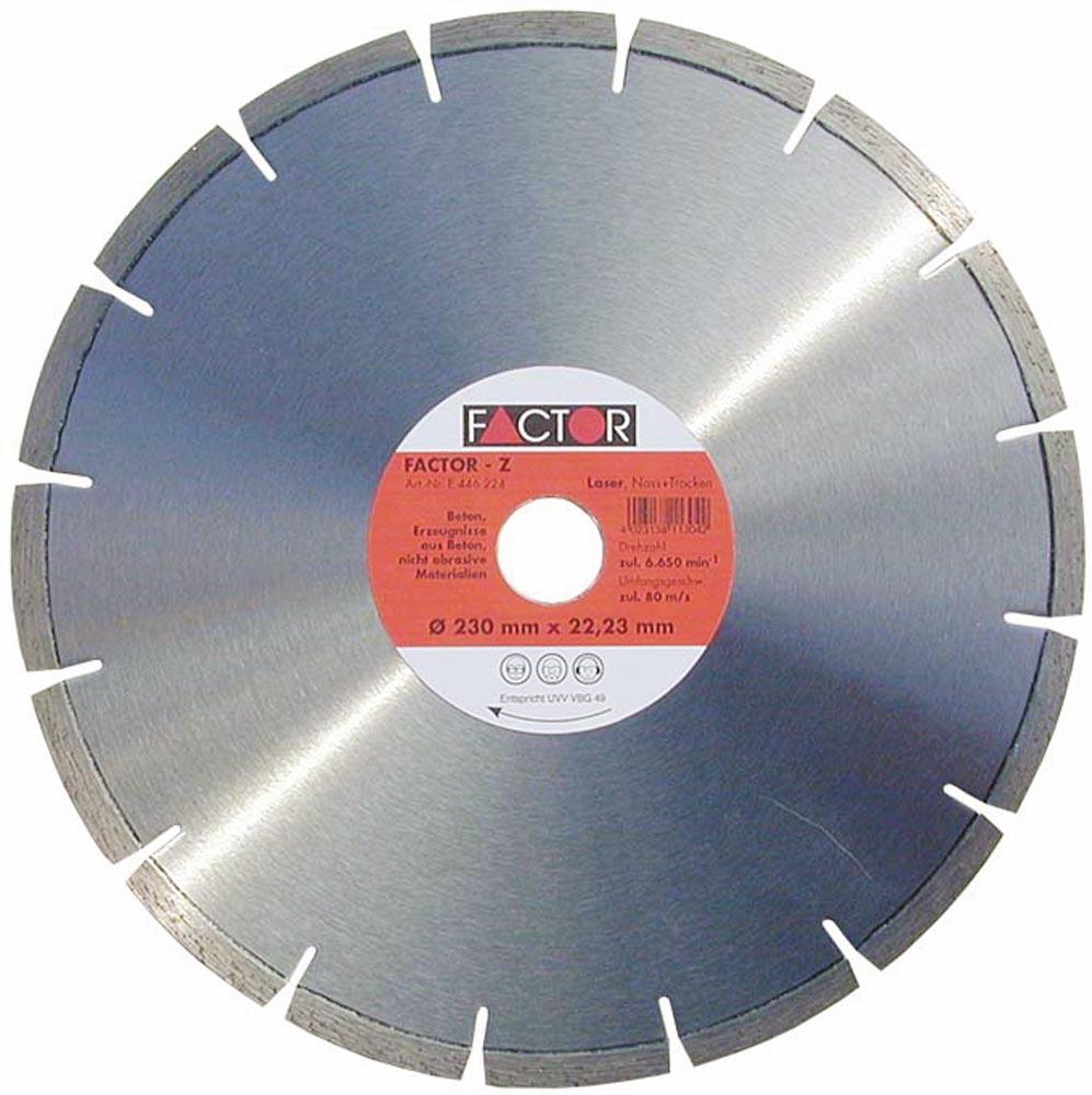Universal-Diamant-Trennscheibe FACTOR Z, segmentiert, lasergeschweißt 150 mm