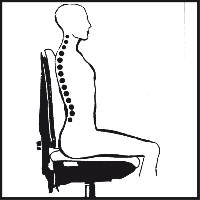 Bürodrehstuhl bis 130 kg, Sitz-BxTxH 520x500-580x490-620 mm, Lehnenh. 650 mm, Synchronm., Sitztiefenverstellung, schwarz