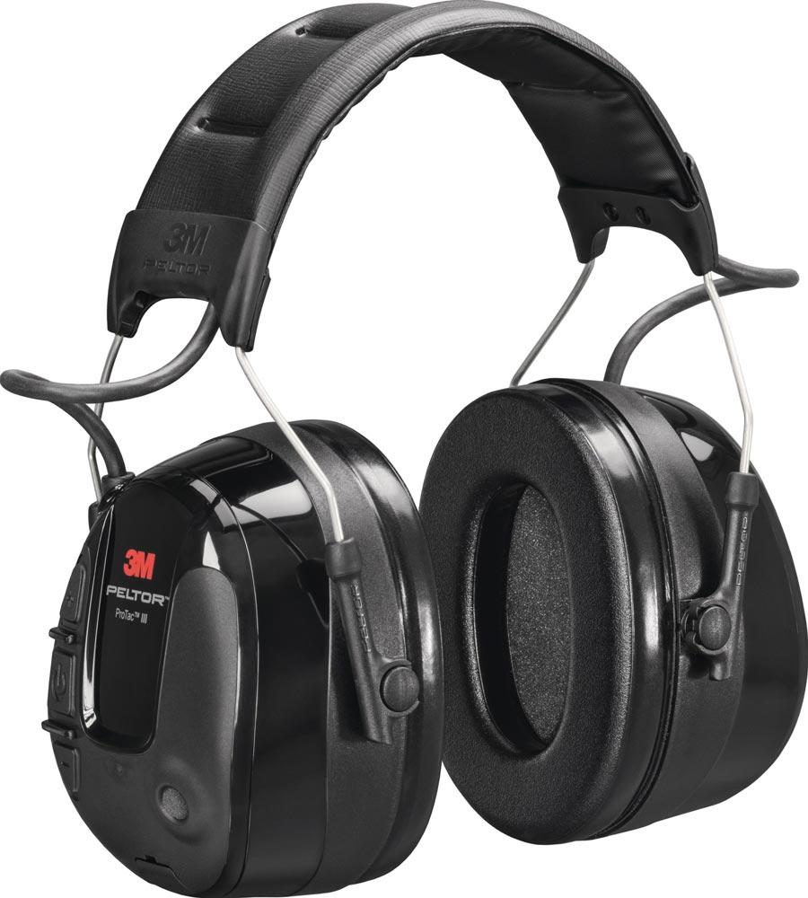Gehörschutz ProTac III EN 352-1 EN 352-6 SNR 26 dB elektronisch, pegelabhängig externer Audio-Eingang