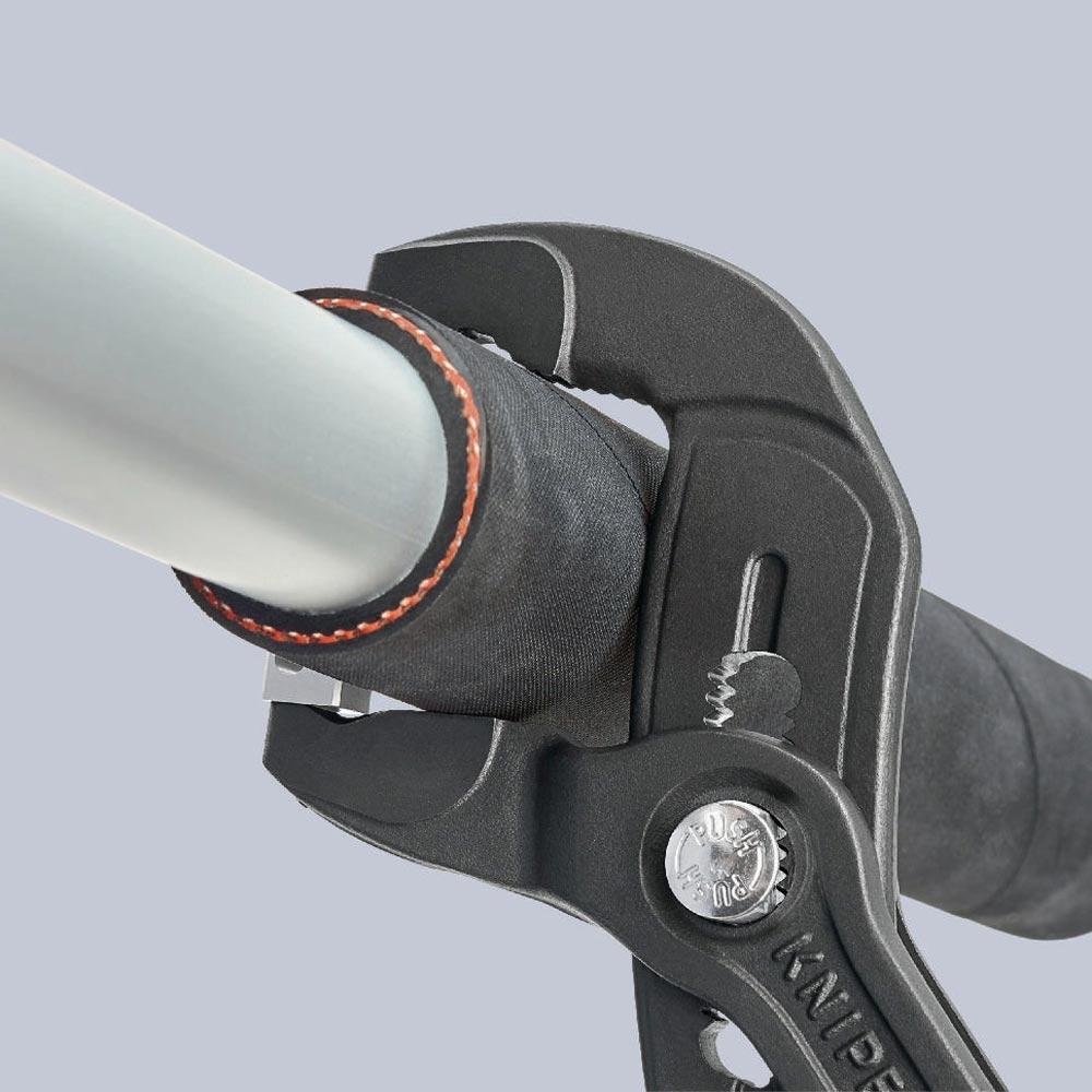 Schlauchschellenzange Gesamtlänge 250 mm Kopf grau atramentiert Kunststoffüberzug Schlauchschellenzange Gesamtlänge 250 mm Kopf grau atramentiert Kunststoffüberzug