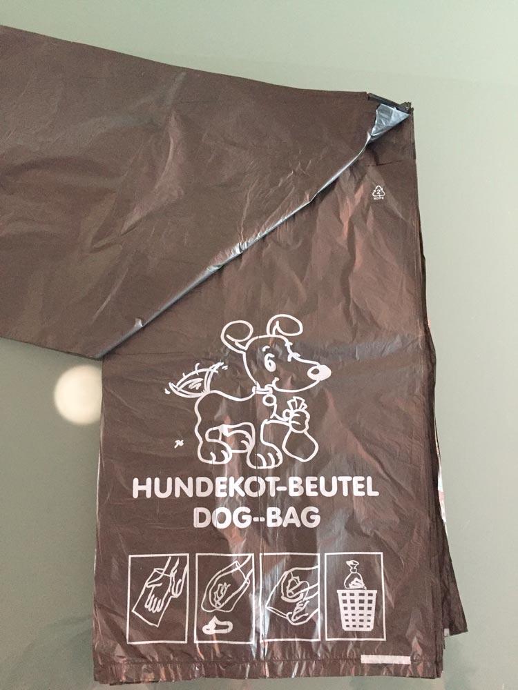 Hundekotbeutel, VE 2000 Stück, 200x330x0,014 mm in schwarz