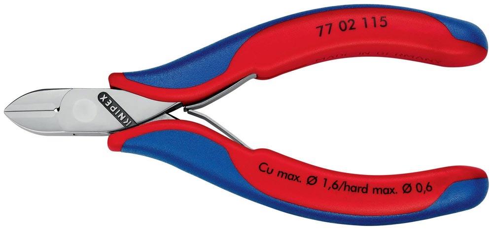 Elektronik-Seitenschneider Länge 115 mm Form 0 Facette ja, klein Mehrkomponenten-Hüllen spiegelpoliert