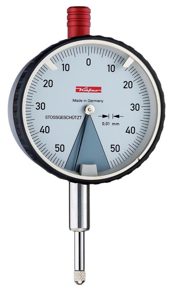 Sicherheitsmessuhr DIN 878 SI-100 1 mm Ablesung 0,01 mm mit Stoßschutz