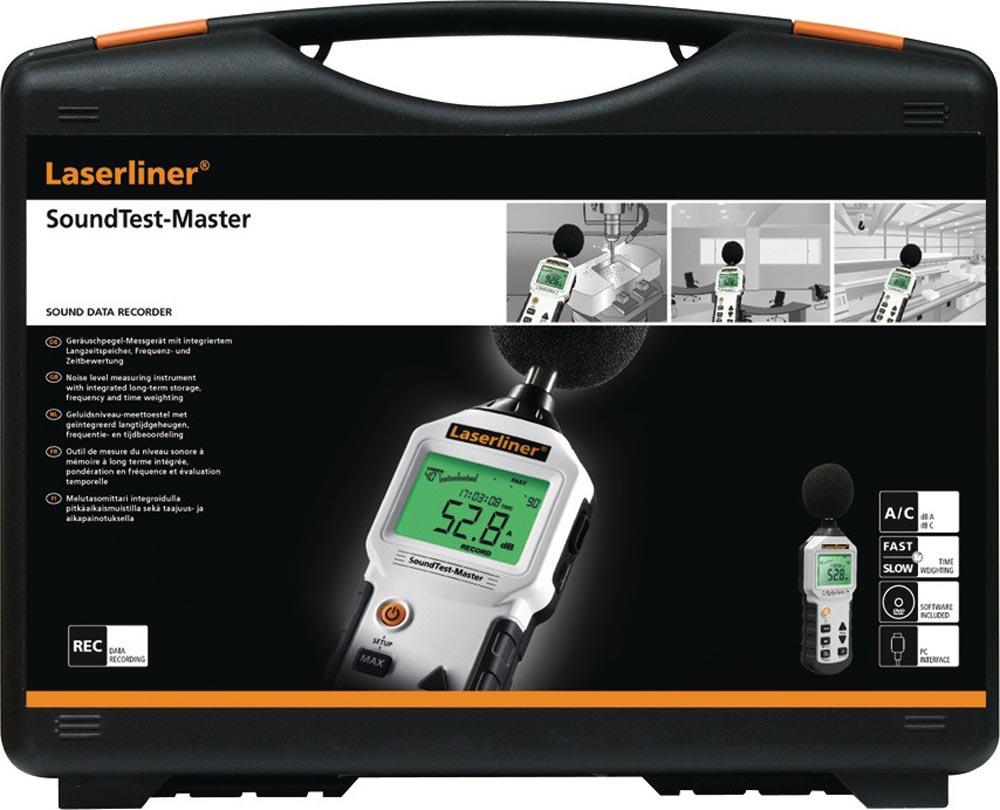 Geräuschpegel-Messgerät SoundTest Master mit intergriertem Langzeitspeicher 6 x Type AAA Alkali 350 g