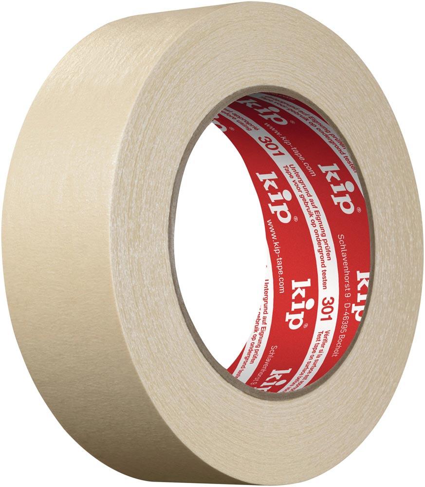 Feinkrepp Extra 301 MASKING-TEC® leicht gekreppt natur Länge 50 m Breite 30 mm Rolle