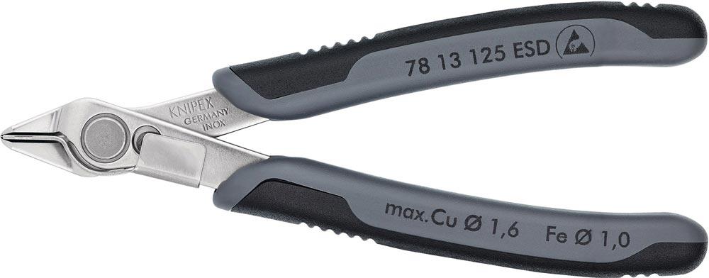 Elektronik-Seitenschneider Super-Knips® Länge 140 mm Facette nein poliert
