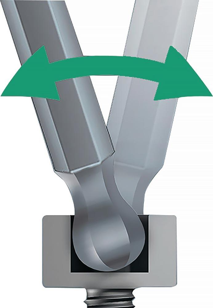 Winkelschraubendrehersatz 3950 SPKL/9 SM 9-teilig SW 1,5 - 10 mm Edelstahl, farbcodiert