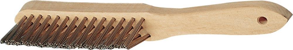 Kehlnahtbürste Länge 295 mm 0,35 mm Gussstahl 3-reihig