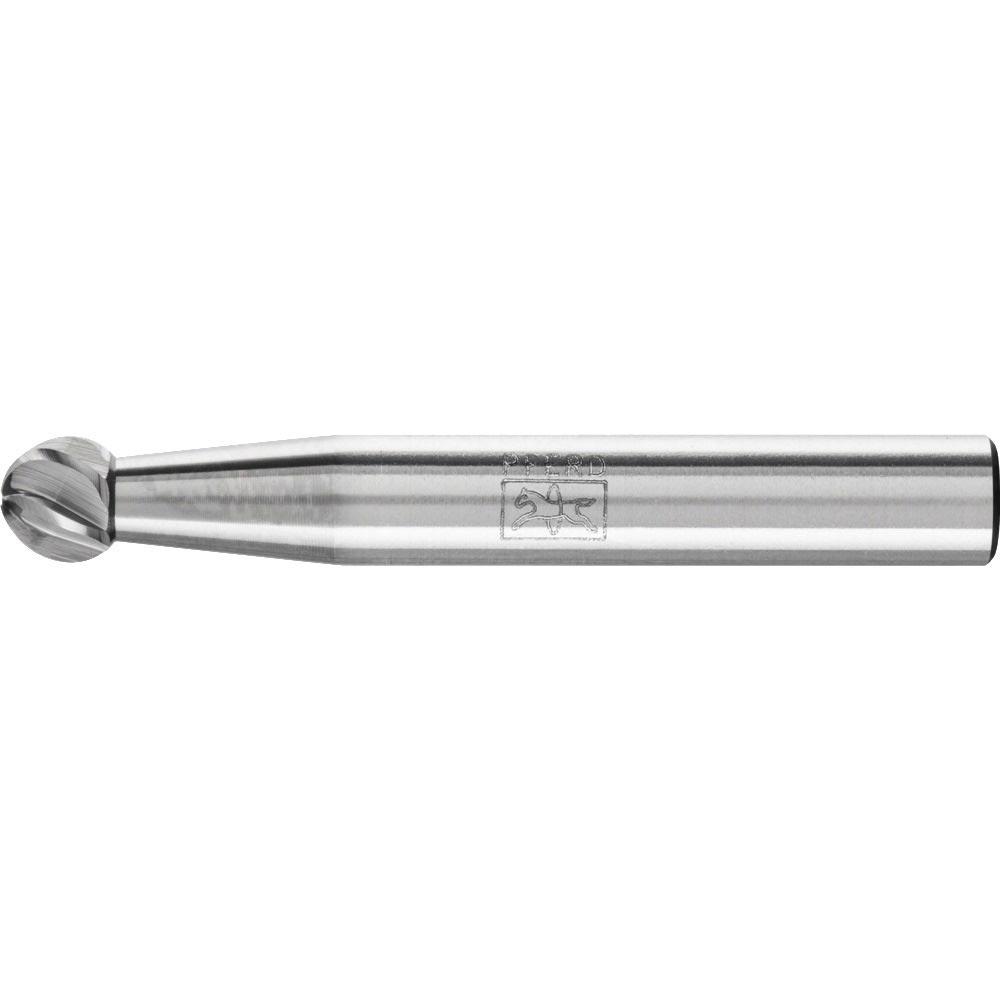 Frässtift KUD Ø 6 mm Kopflänge 5 mm Schaft-Ø 6 mm Hartmetall Verzahnung INOX