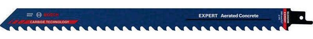 Säbelsägeblatt Expert Aerated Concrete Länge 300 mm Breite 22 mm Zahnteilung TPI 3 8,5 mm S-Schaft 1 Stück / Karte