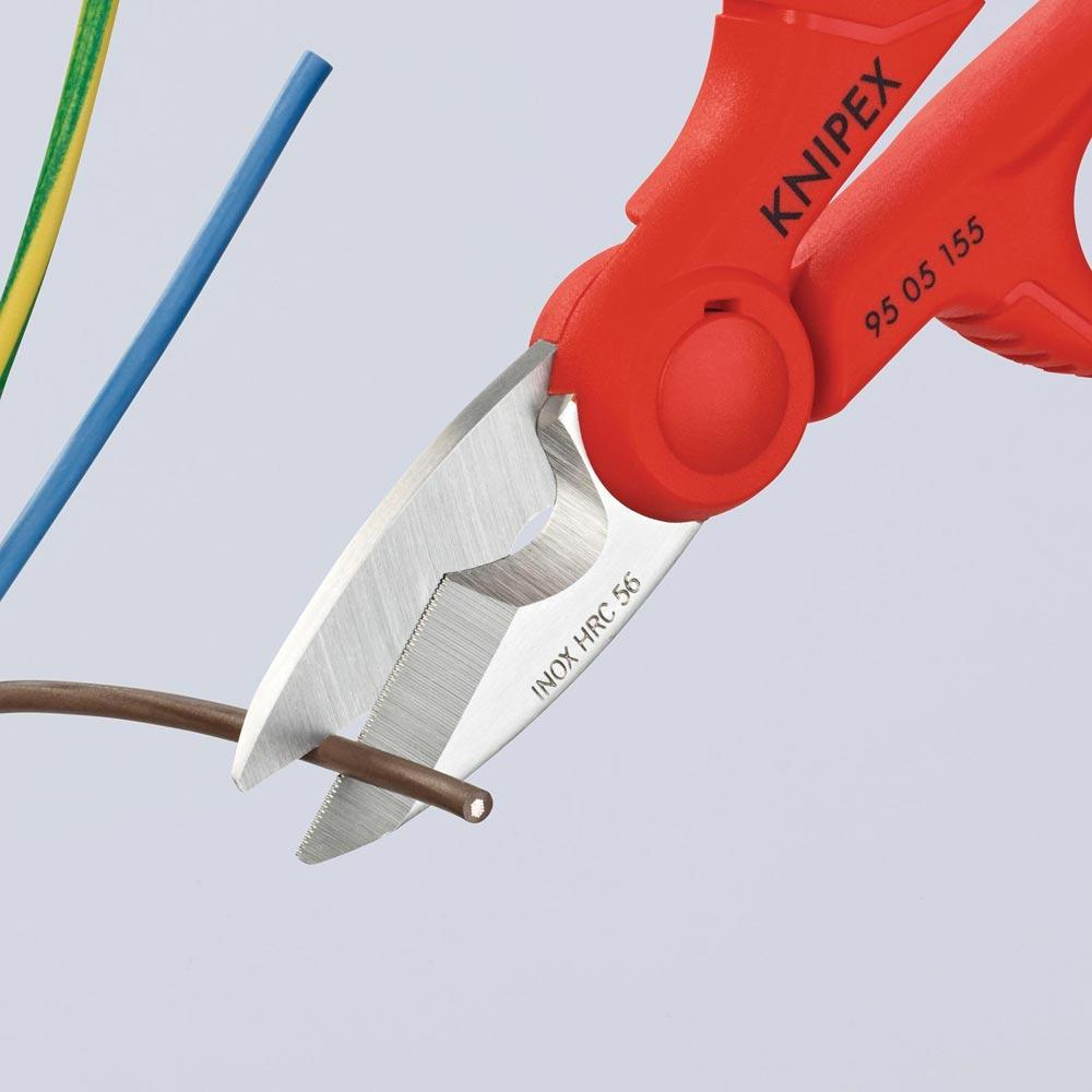 Elektriker-/Handwerkerschere Länge 155 mm 2-K.-Hüllen Elektriker-/Handwerkerschere Länge 155 mm 2-K.-Hüllen