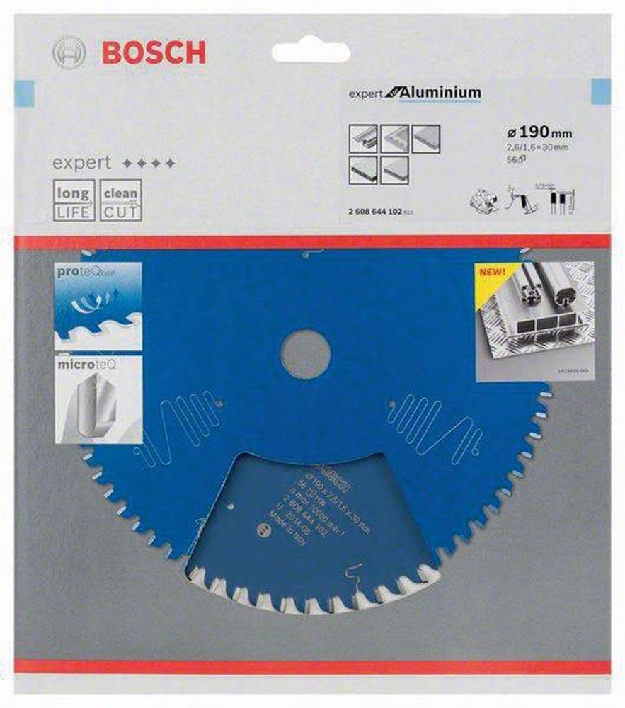 Kreissägeblatt Außen-Ø 190 mm Zähnezahl 56 HLTCG Schnittbreite 2,6 mm