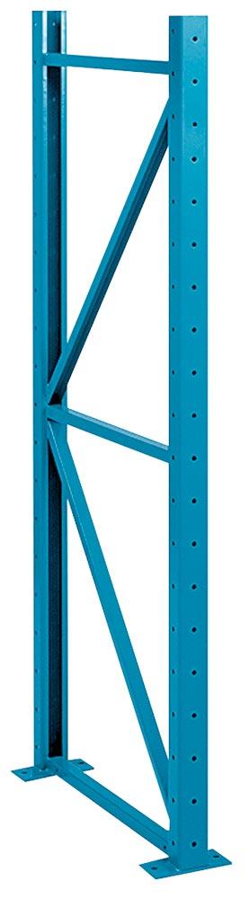 Ständerrahmen zu Schwerlast-Auszugregal, TxH 860x2000 mm, RAL 5012 lichtblau
