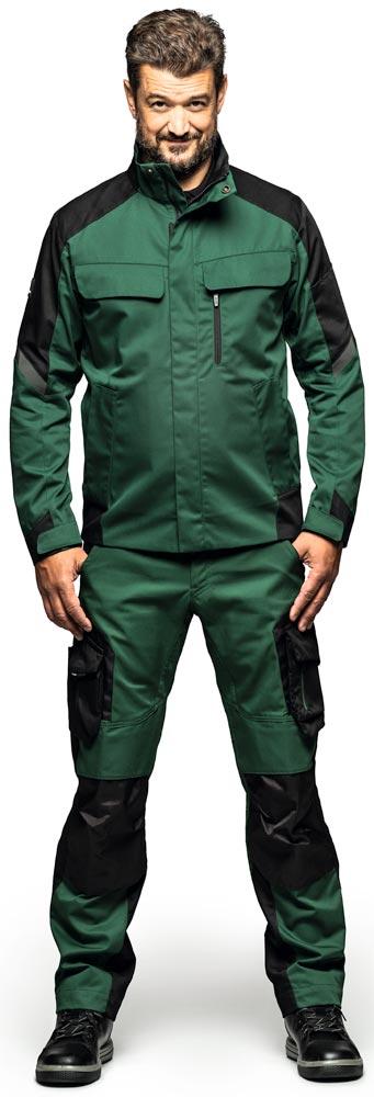 Arbeitsjacke FRANK, rot-schwarz Gr. M Arbeitsjacke FRANK, rot-schwarz Gr. M