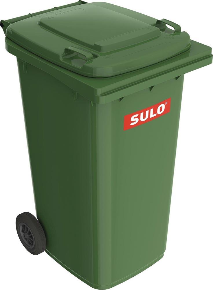 Müllgroßbehälter 240 l HDPE grün fahrbar, nach EN 840