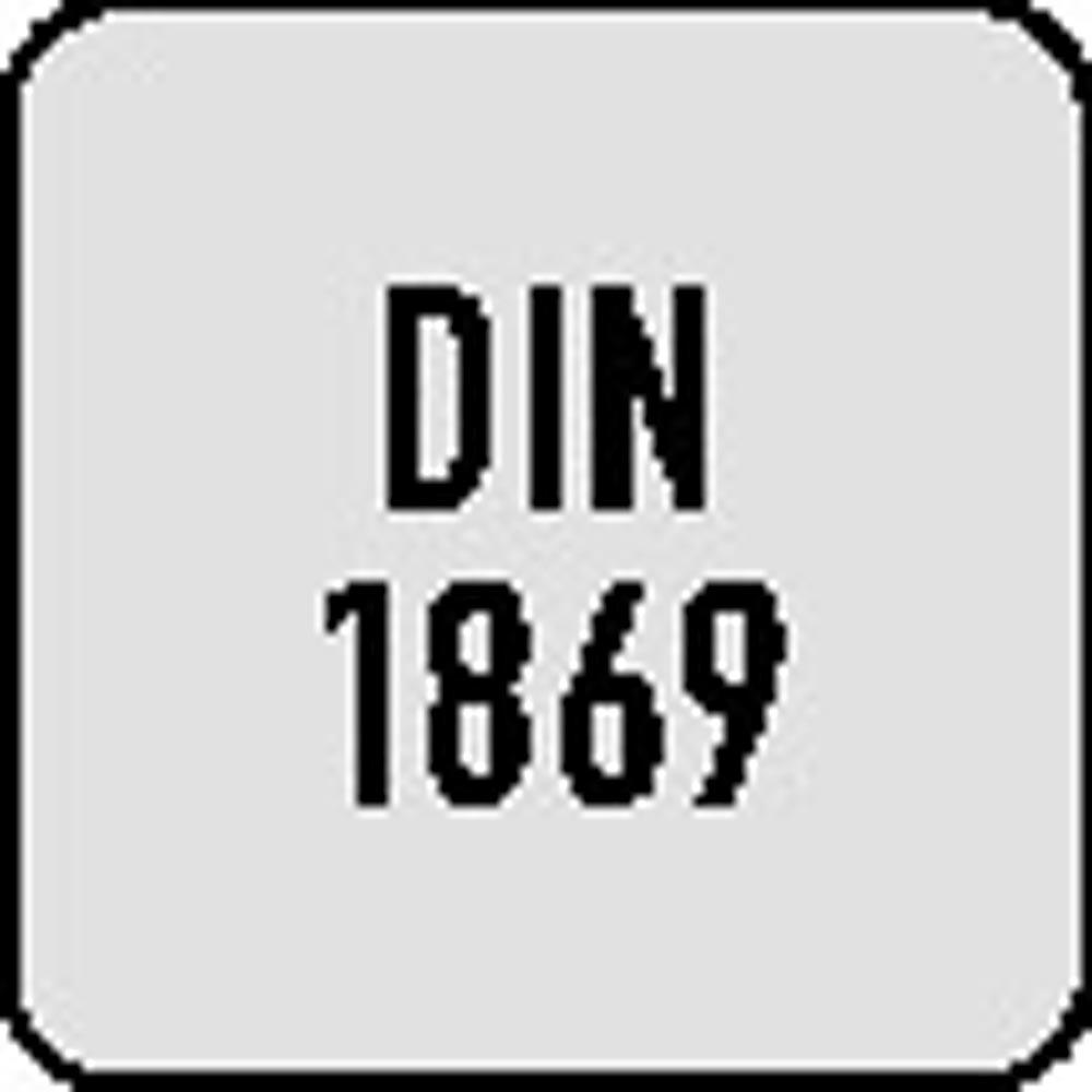 Tieflochspiralbohrer DIN 1869 Typ TS Nenn-Ø 6,8 mm HSS Zylinderschaft Reihe 2