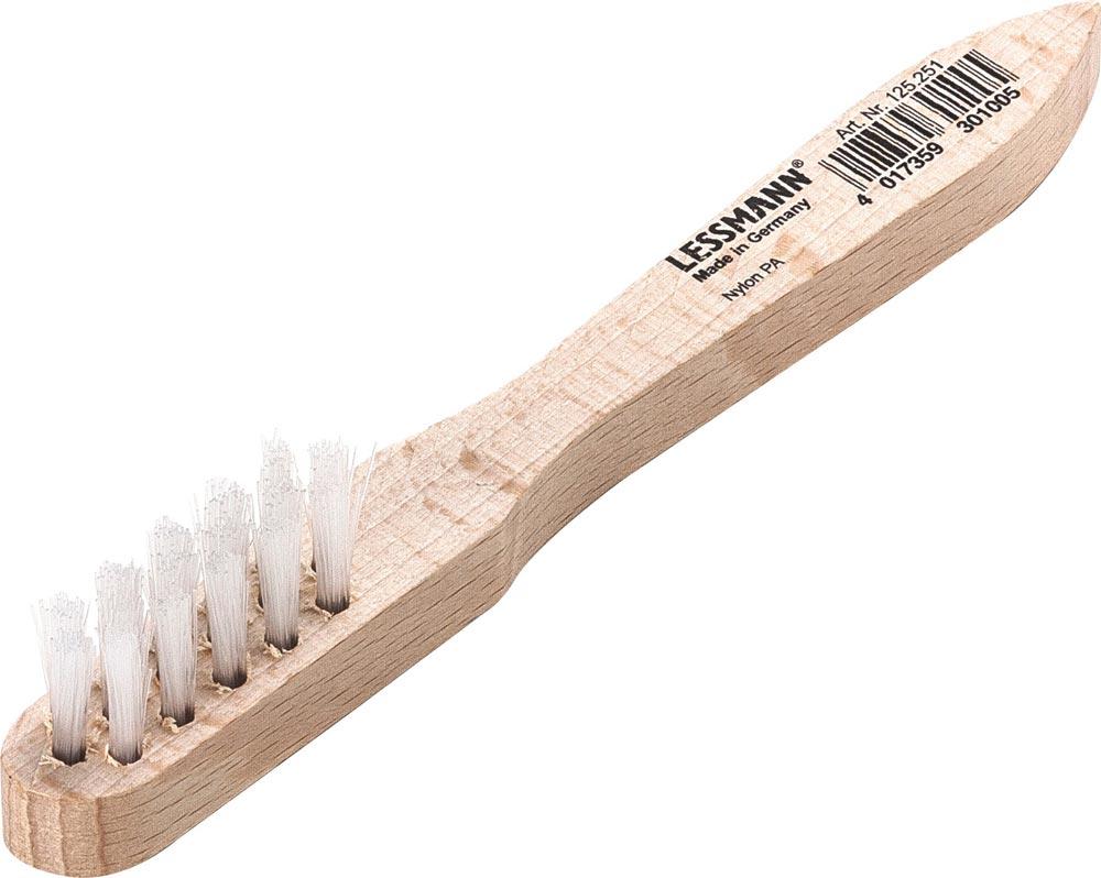 Zündkerzenbürste Länge 150 mm 0,3 mm Nylon PA glatt 3-reihig