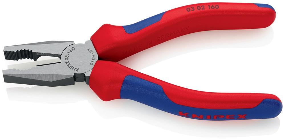 Kombizange Länge 160 mm poliert Comfort-Griffe