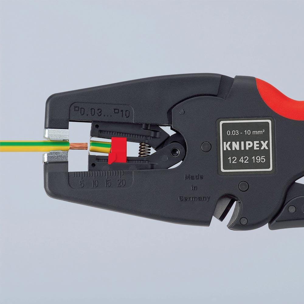 Automatikabisolierzange MultiStrip® 10 Länge 195 mm 0,03 - 10 (AWG 32 - 7) mm