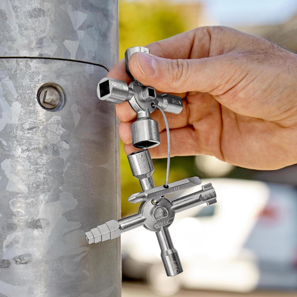 Schaltschrankschlüssel TwinKey® 6 Funktionen mit Magnet Verbindung Schaltschrankschlüssel TwinKey® 6 Funktionen mit Magnet Verbindung