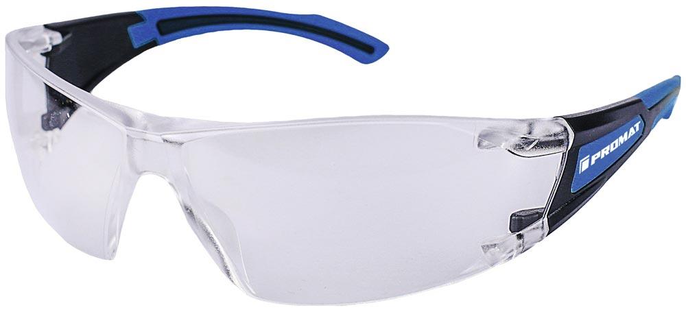 Schutzbrille Daylight Modern EN 166, EN 170 Bügel schwarz/dunkelblau, Scheibe klar Polycarbonat